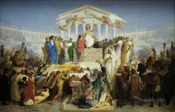 ジャン・レオン・ジェローム Painting - アウグストゥスの時代 キリストの誕生 ギリシャ語 アラビア語 ジャン・レオン・ジェローム